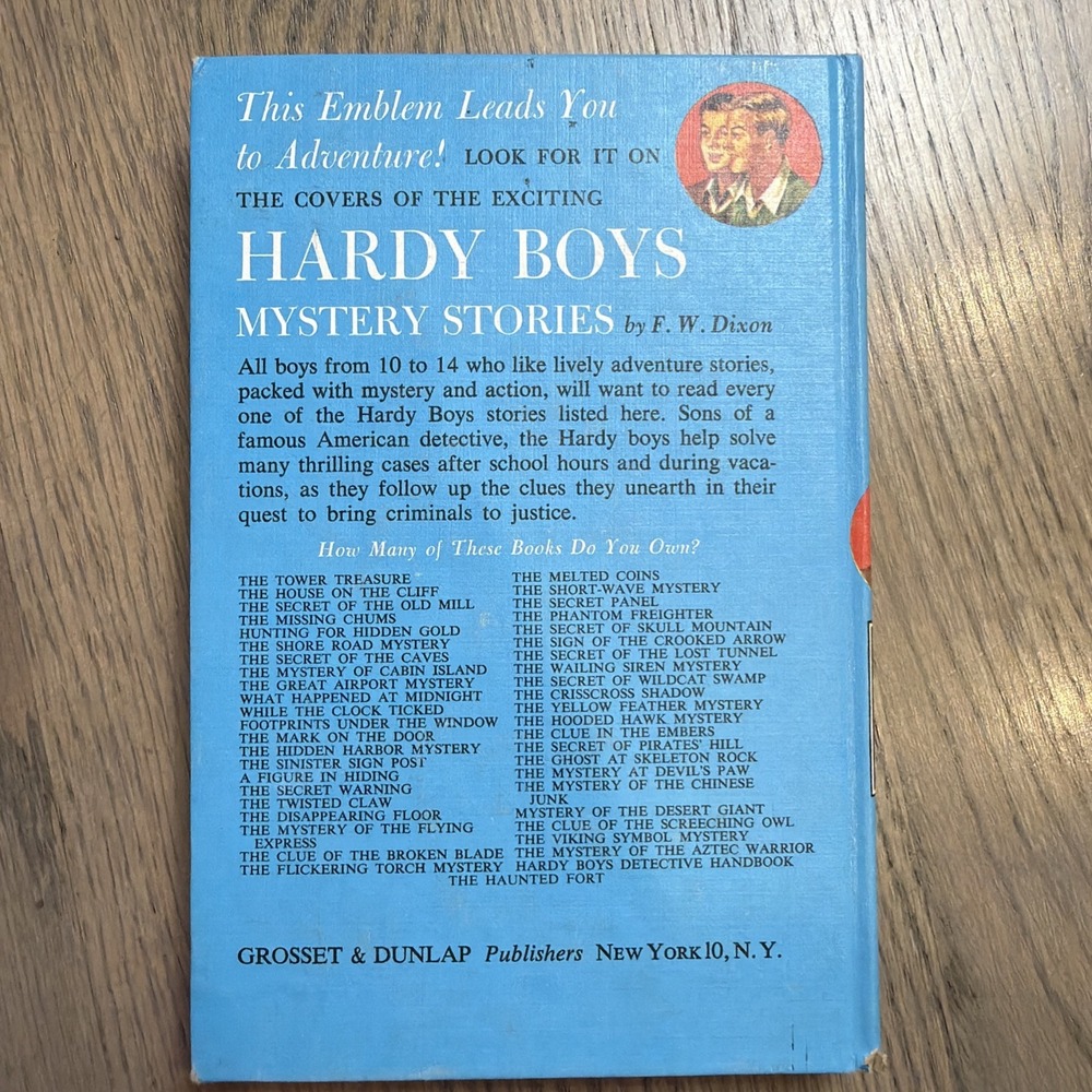 The Hardy Boys #12 - Footprints Under the Window  Mystery Franklin W Dixon HC - Picture 2 of 3